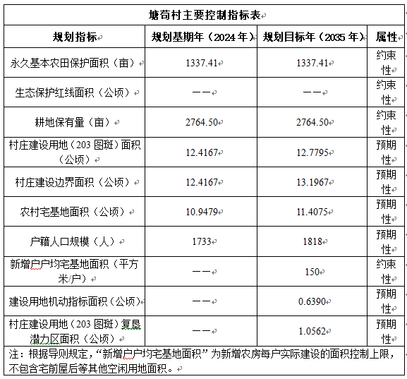 塘苟村主要控制指标表.png